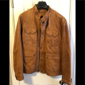 NEW Roundtree and Yorke Leather Jacket (Large)